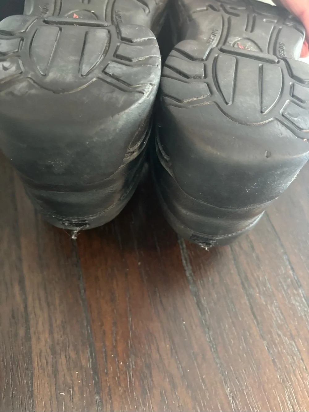 Red Wing 8700 Black Leather Slip On Work Shoes Mens 12 E2 Wide